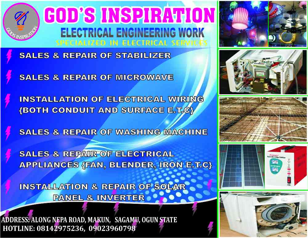 God's inspiration electrical installation